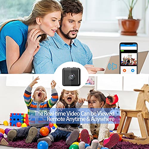 Telecamera Spia Wifi indoor 1080P HD Mini Telecamera Nascosta Microcamera Senza Fili Videocamera Sorveglianza Per Auto/Casa/Bambini Lunga Durata Esterno/Interno Spy Cam