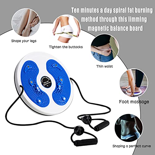 Kikuo Balance Board Twist Waist Disc Boards Vita dimagrante Fitness Multi-funzionale massaggio ai piedi magnetico Attrezzatura per il fitness domestico Può sopportare 120 kg