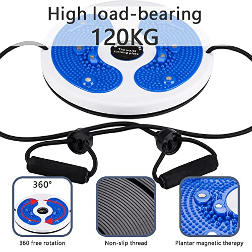 Kikuo Balance Board Twist Waist Disc Boards Vita dimagrante Fitness Multi-funzionale massaggio ai piedi magnetico Attrezzatura per il fitness domestico Può sopportare 120 kg