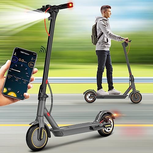 Monopattino Elettrico Adulto,motore da 500W,Max 25km/h,20-35Km di Autonomia Scooter Elettrico Adulto pieghevole,controllo APP display LCD,Carico Massimo 120KG,Monopattino elettrico Batteria 36V/10Ah