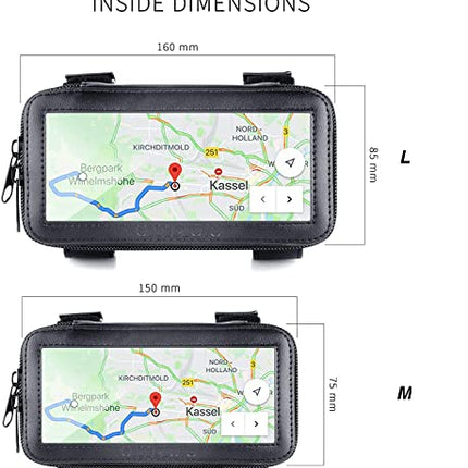Ullermoto accessorio moto da corsa sportiva semimanubrio custodia supporto per forcella superiore custodia nera | L