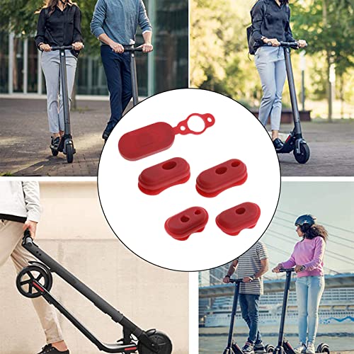 Porta di Ricarica per Scooter Elettrico Coperchio Anti-polvere,M365 Pezzi di Scooter Elettrico Porta di Ricarica,Tappo Porta caricatore per Monopattino,Per XIAOMI M365,M365pro - 5 pezzi