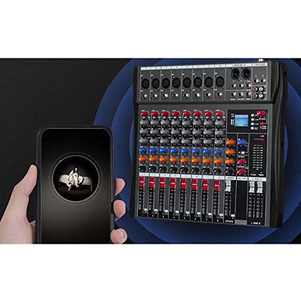 Weymic CK-160 Professionale Audio Mixing Console (16 canali) per la registrazione DJ Stage Karaoke Applicazione musicale w/USB BT Ingresso