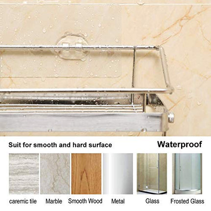 ZB ZealBoom Portarotolo Cucina Autoadesivo Scottex con Acciaio Inossidabile Spezie Mensola Bagno Carta Lgienica Doccia Asciugamano per Bagno