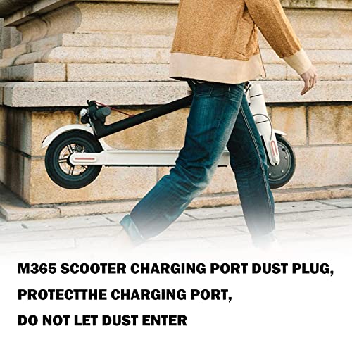 Porta di Ricarica per Scooter Elettrico Coperchio Anti-polvere,M365 Pezzi di Scooter Elettrico Porta di Ricarica,Tappo Porta caricatore per Monopattino,Per XIAOMI M365,M365pro - 5 pezzi