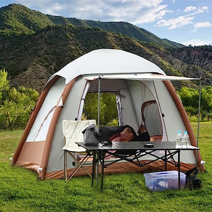Umbalir Tenda gonfiabile per 2 persone, tenda pop-up, montata in 110 secondi e riconfezionata (385 x 240 x 170 cm)