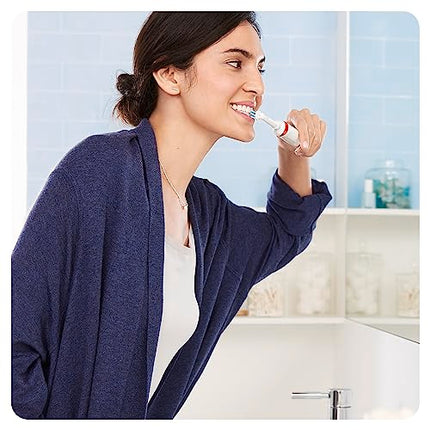 Oral-B Spazzolino Elettrico Ricaricabile Smart 4 4500 CrossAction, Nero, 3 Modalità Di Spazzolamento, 2 Testine, Custodia Da Viaggio Premium + Dentifricio Oral-B Sensibilità E Gengive Calm Classico