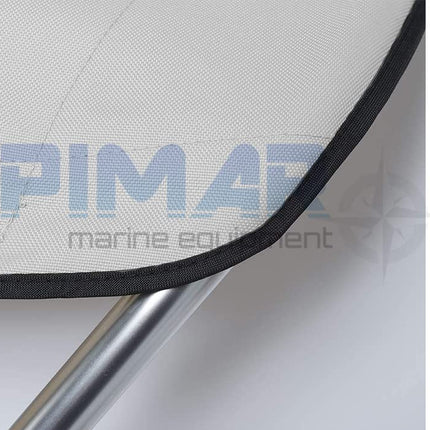 NAUTICA PIMAR Tendalino Bimini 3 Archi in Alluminio Anodizzato Ø 25 MM Diverse Misure e Colori. Barca Nautica GOMMONE (Grigio, 180X170X140)